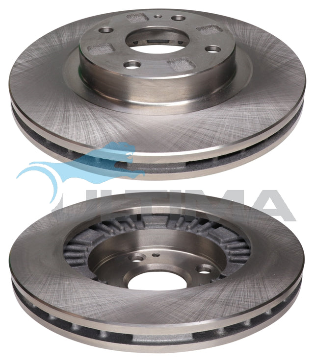 Brake Disc Rotor Front Fits Laser KN, KQ 1.8L GLi, SR18, 323-BJ AAP576 - Ultima