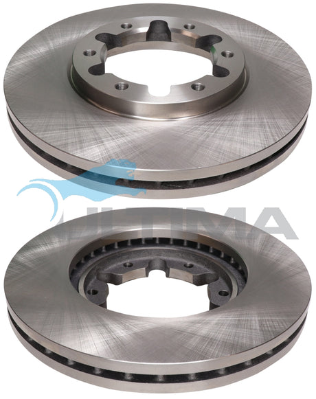 Brake Disc Rotor Front Fits Patrol Y61 (GU) 3.0, 4.2, 4.5L AAP625 - Ultima
