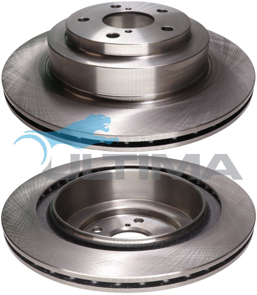 Brake Disc Rotor (R) Fits Forester 02-08, Liberty B4, GT, Impreza WRX 00-07 Vented AAP653 - Ultima