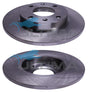 Brake Disc Rotor Front Fits Peugeot 205, 306, Rear for 405, Mi16 247mm Solid AAP7100 - Ultima