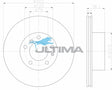Brake Disc Rotor Front Fits BMW 525i, 530i, 535i, 730i E34 AAP974 - Ultima