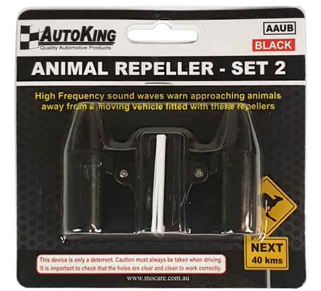 Animal Repeller Black 2 Piece - AUTOKING | Universal Auto Spares