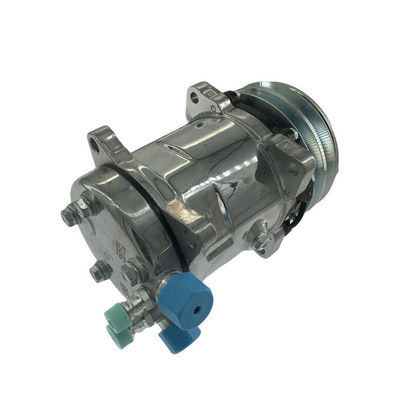AC Air Conditioning Compressor With Clutch V-Belt Pulley 508 Style For Chevy GM ACC-508 - Machter