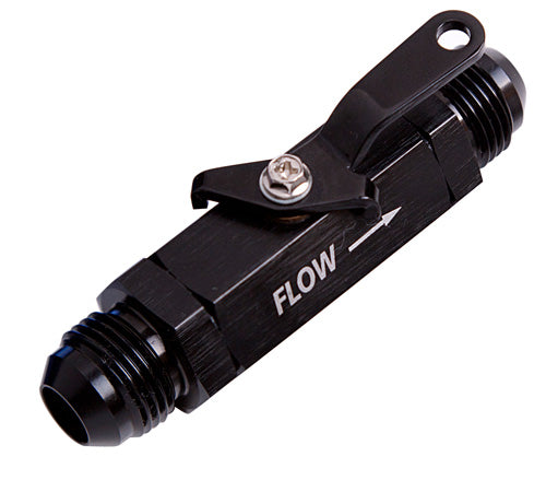 Shut Off Valve -4AN Black AF1000-04BLK - Aeroflow