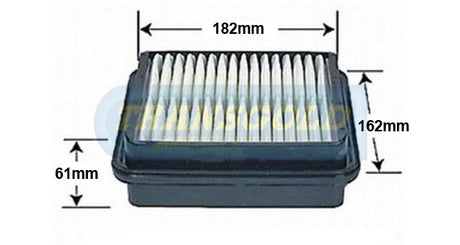 Air Filter Suzuki Liana 1586Cc 4Cyl. Mpfi 10/01-04 (Wa1131) AF1490 - Transgold | Universal Auto Spares