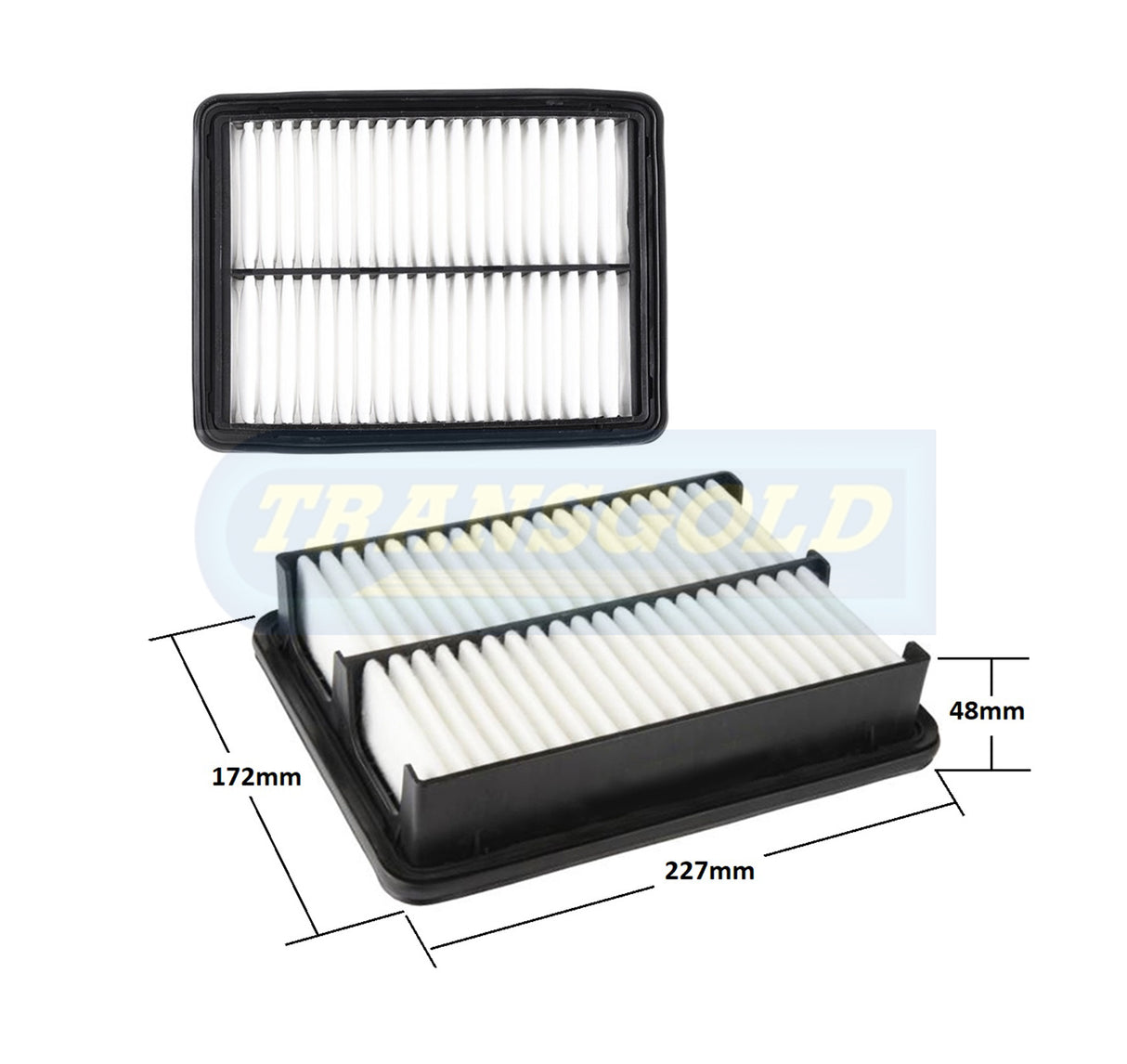 Air Filter (WA5352) Mazda 2, CX3 1.5ltr 2014 On AF1860 - Transgold | Universal Auto Spares