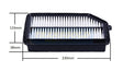Air Filter (WA5357) Honda Jazz AF1888 - Transgold | Universal Auto Spares