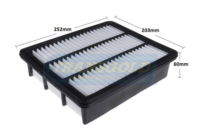 Air Filter (WA5257) Mazda CX-9 2.5L 07/16-on, Mazda 6 / CX-5 AF1934 - Transgold | Universal Auto Spares