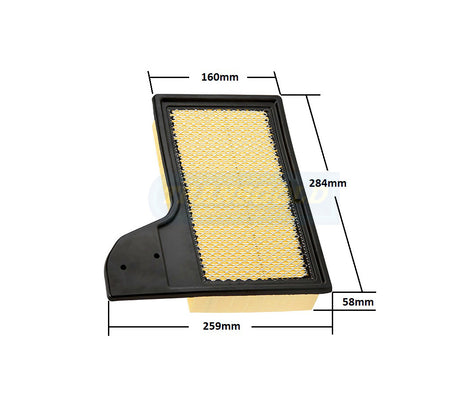 Air Filter (WA5458) Ford Mustang 14-on AF1942 - Transgold | Universal Auto Spares