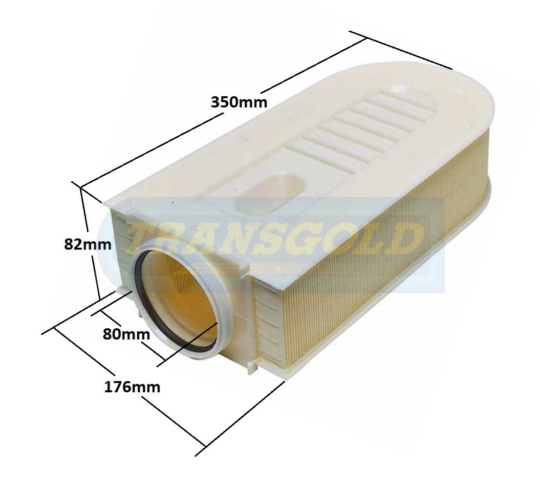 Air Filter (WA5284) Mercedes C Class W204 08-14 GLK X204 15-19 AF1984 - Transgold | Universal Auto Spares