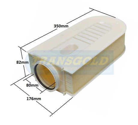 Air Filter (WA5284) Mercedes C Class W204 08-14 GLK X204 15-19 AF1984 - Transgold | Universal Auto Spares