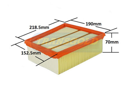 Air Filter (WA5418) Renault Megane BFB 10/16 On AF1985 - Transgold | Universal Auto Spares