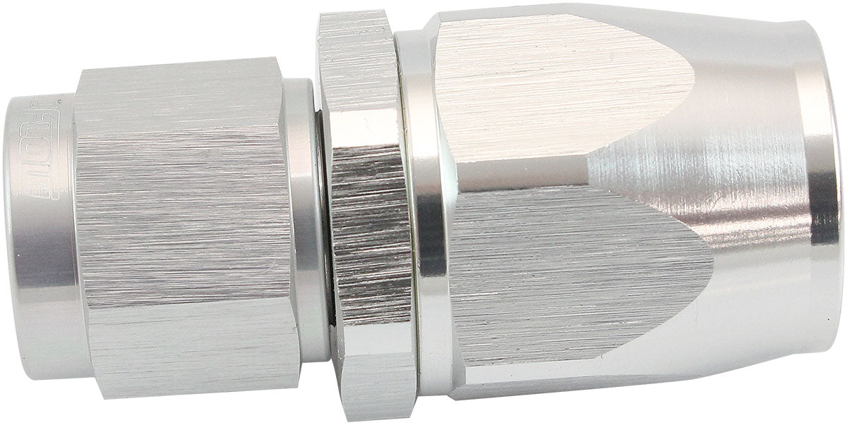 Stepped Straight End -8 Hose To -6AN Expander Hose End Silver Teflon AF201-08-06DS - Aeroflow