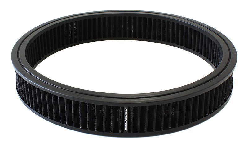 Round Air Filter 14" x 3" A133 Equiv Cotton Cotton Eleme AF2041-1650 - Aeroflow