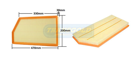Air Filter (A2053) Mercedes Various 18-on AF2053 - Transgold | Universal Auto Spares