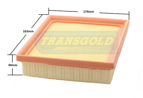 Air Filter (A2054) Lexus Ux250h 18-on AF2054 - Transgold | Universal Auto Spares