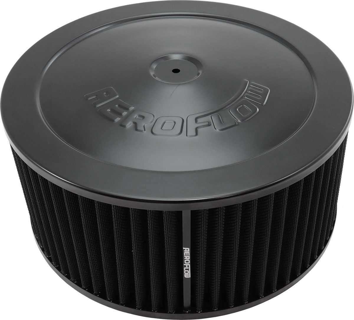 11" x 5" Air Cleaner Assy 5-1/8" Flat Base Black, Cotton AF2251-1190 - Aeroflow