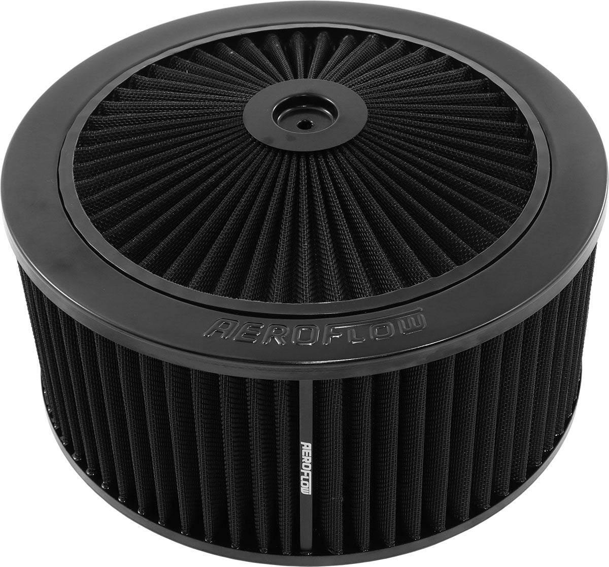 11" x 5" Full Flow Assembly 5-1/8" Flat Base Black AF2251-3130 - Aeroflow