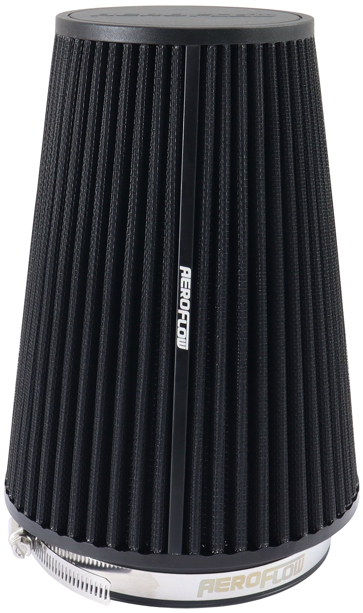 5" Clamp-On Tapered Filter 4.3 - 6.0 O.D, 8.50 High Black AF2711-2815 - Aeroflow