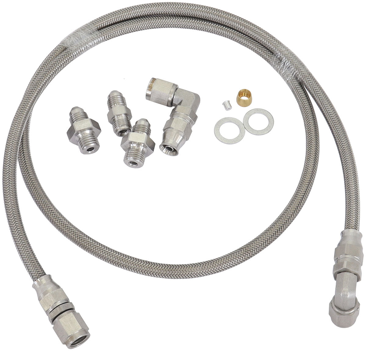 Universal Turbo Oil Feed Line -4AN Line Kit Metric 1 Metre AF30-1010 - Aeroflow