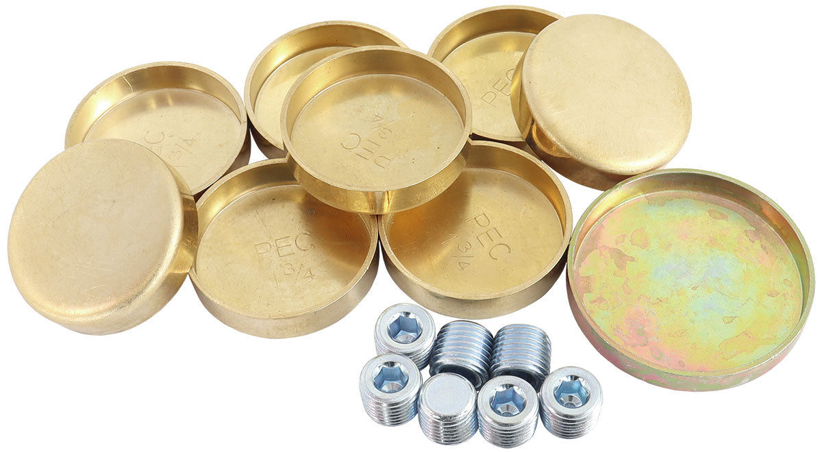 BBC 454 Welsh Plug Kit Chevy BB Brass AF3000-1003 - Aeroflow