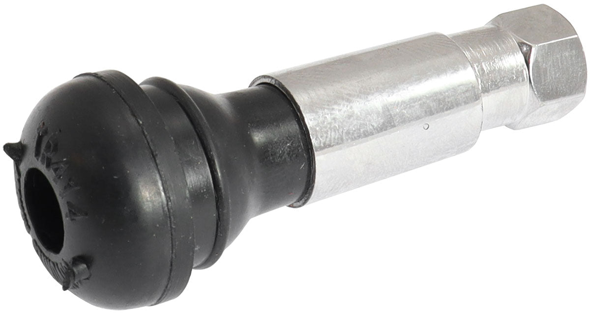 Rubber Pull Thru Valve Stem Single Chrome 7/16" Hole AF3060-0009 - Aeroflow