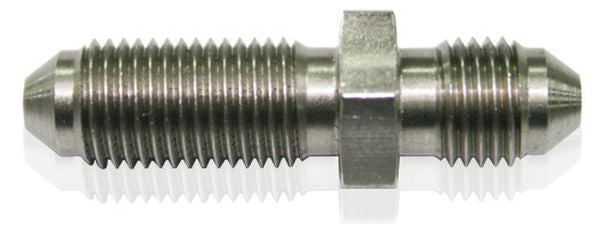 -4AN S/S Straight Bulkhead Stainless Steel AF320-04 - Aeroflow