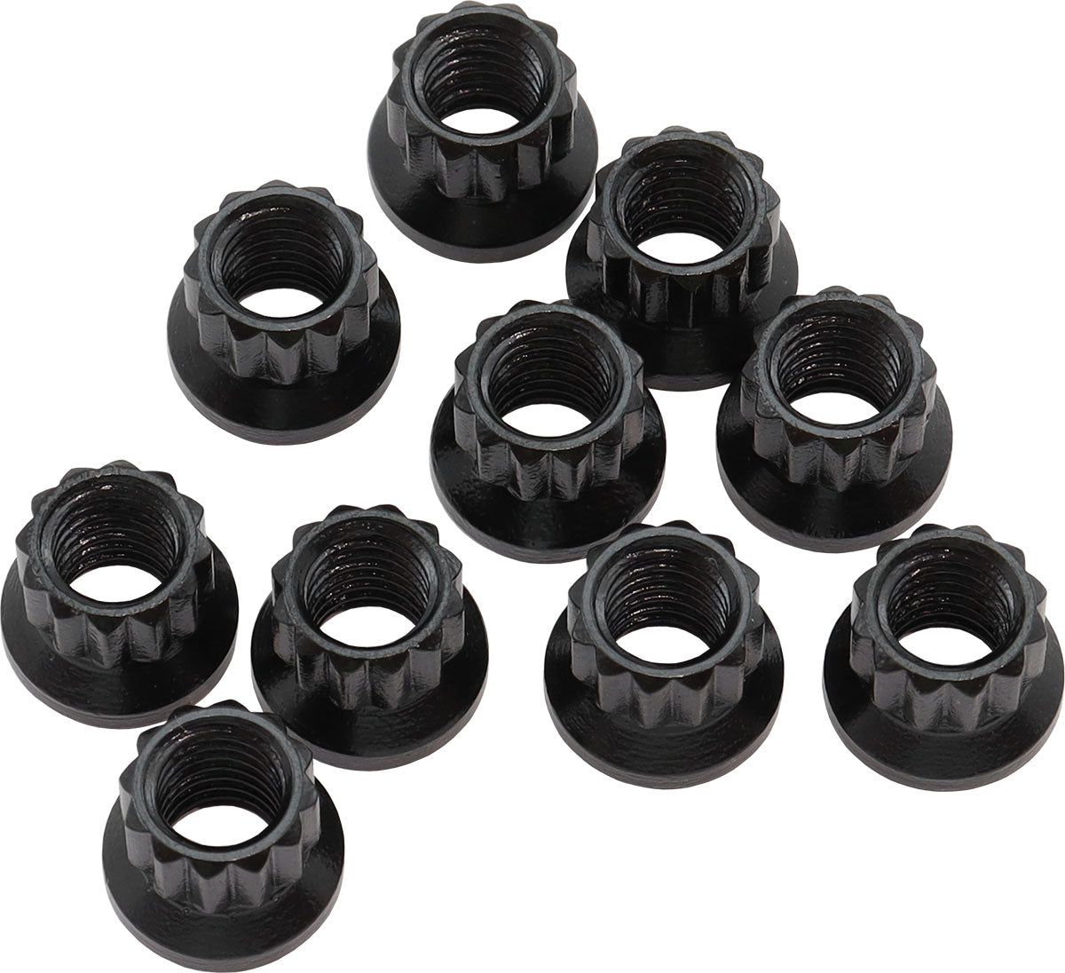 M8 x 1.25 Nut 13.6mm Head 10mm10 Pack M8 x 1.25 12 Point Head 8740 AF34-02-0010 - Aeroflow