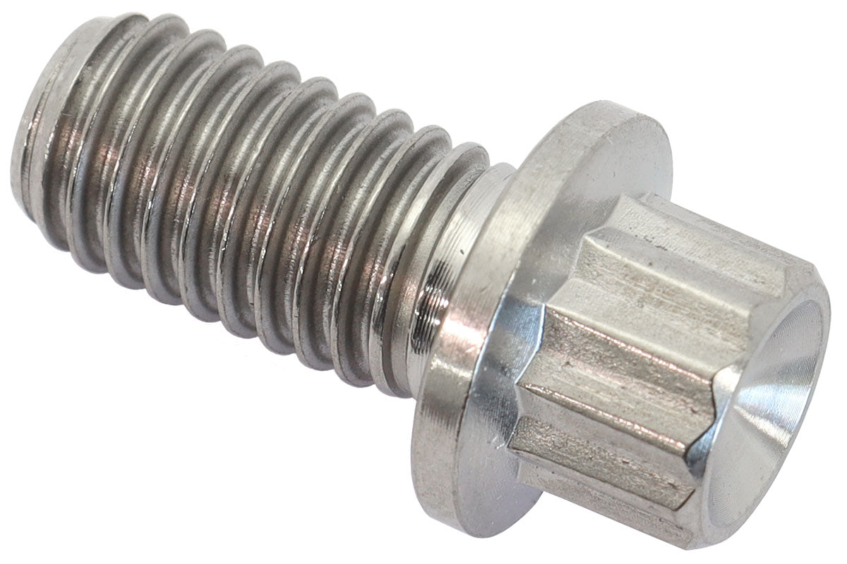 M8 x 1.25 Titanium Bolt 15mm UHL12 Point Single M8 x 1.25mm AF3502-0590 - Aeroflow