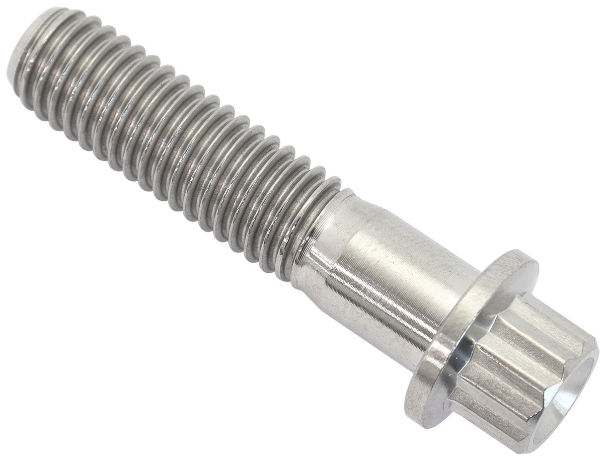 M8 x 1.25 Titanium Bolt 35mm UHL12 Point Single M8 x 1.25mm AF3502-1377 - Aeroflow