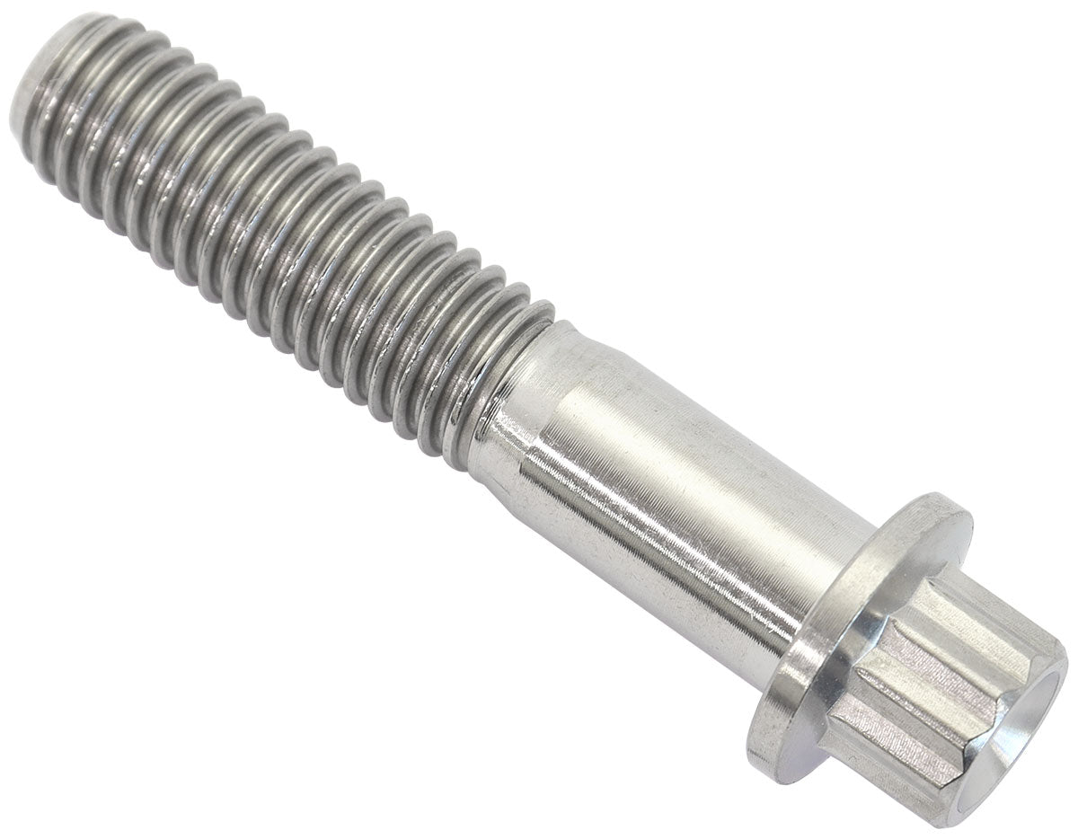 M8 x 1.25 Titanium Bolt 40mm UHL12 Point Single M8 x 1.25mm AF3502-1574 - Aeroflow