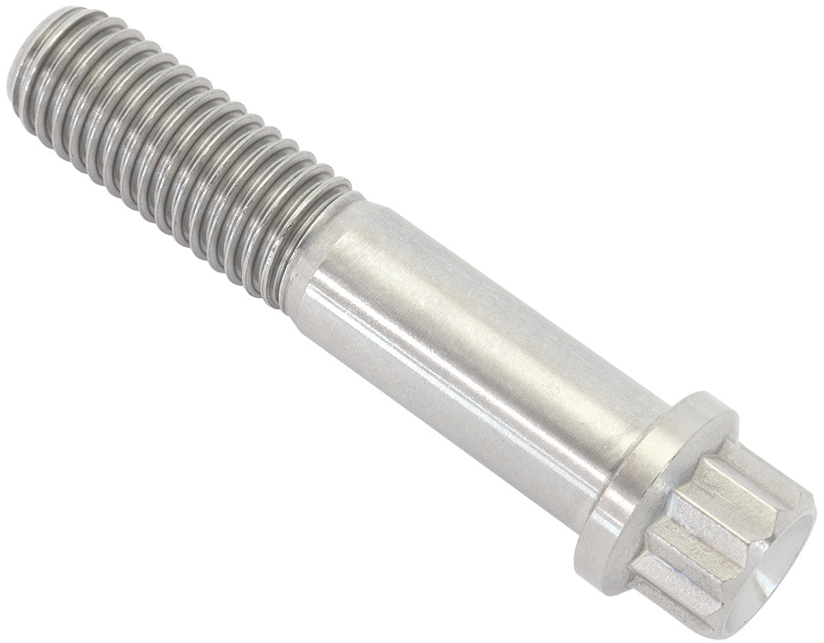 M10 x 1.50 Titanium Bolt 50mm UHL12 Point Single M10 x 1.50mm AF3504-1968 - Aeroflow