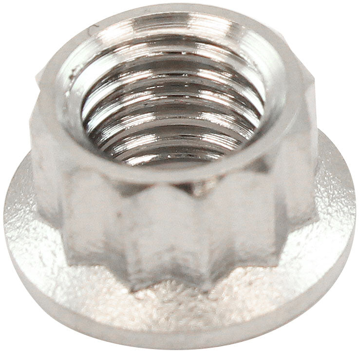 1/4" UNF Titanium Nut 12 Point Single 1/4"-28 AF3510-0010 - Aeroflow
