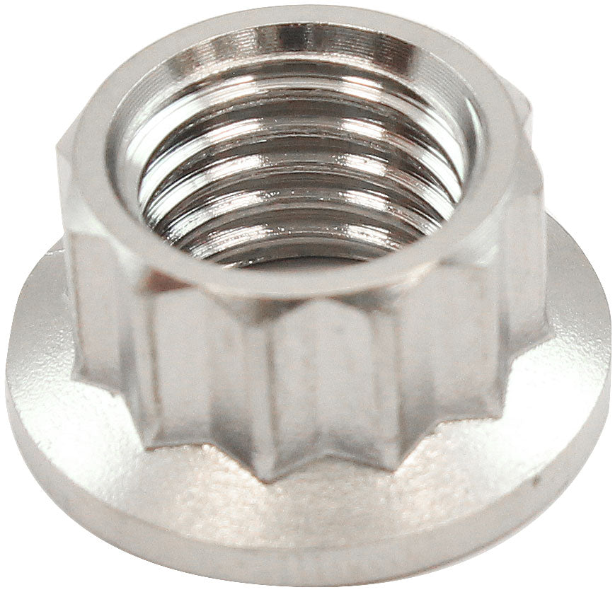3/8" UNC Titanium Nut 12 Point Single 3/8-16" AF3514-0010 - Aeroflow