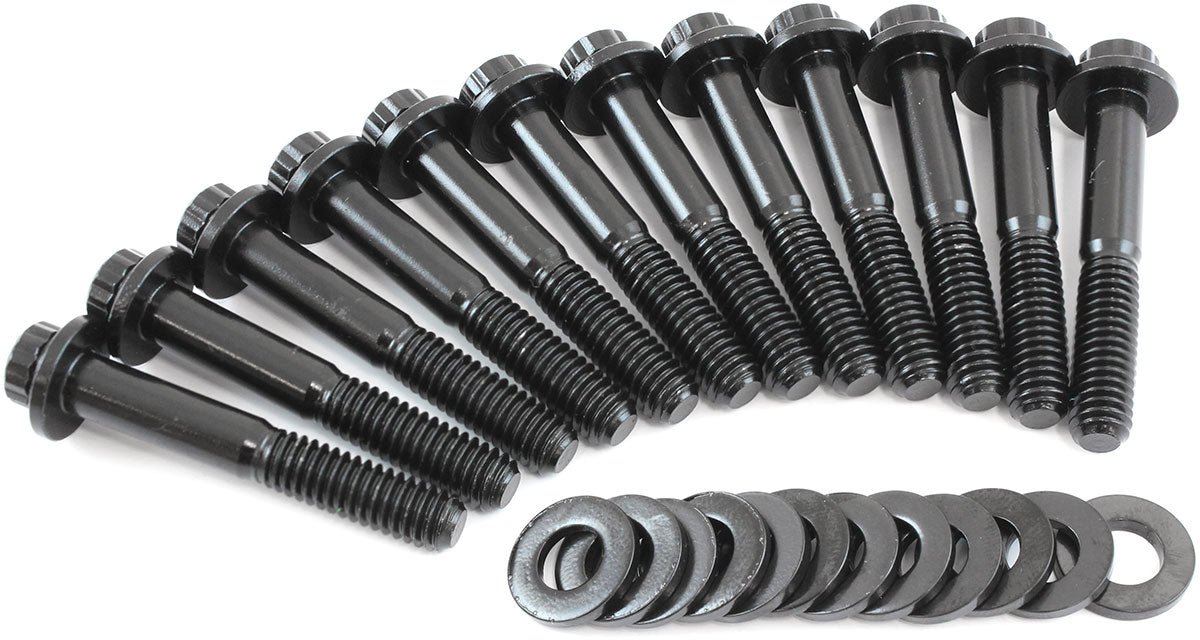 Small Block Ford Intake Bolts 289 302 351 Windsor 12 Point 12 Pack AF37-1210 - Aeroflow