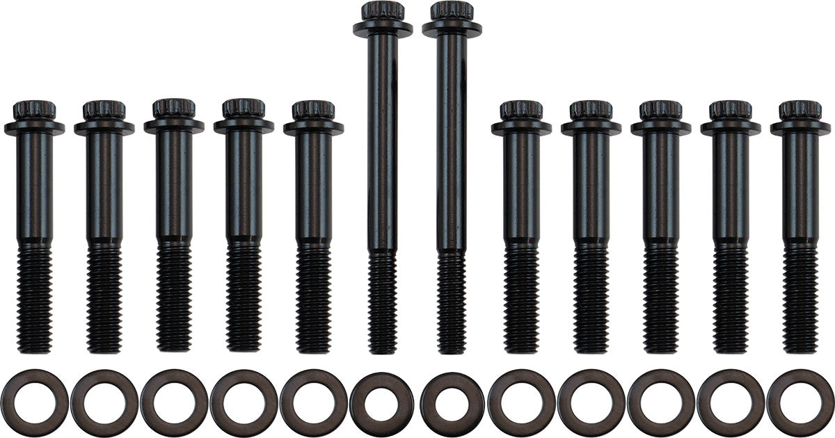 Ford Cleveland Intake Bolts 351C 12 Point Head 12 Pack AF37-1211 - Aeroflow