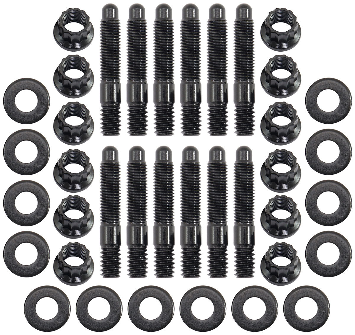 Universal Valve Cover Stud Kit 1/4-20" OAL 1.50" Pack Of 12 AF37-1501 - Aeroflow