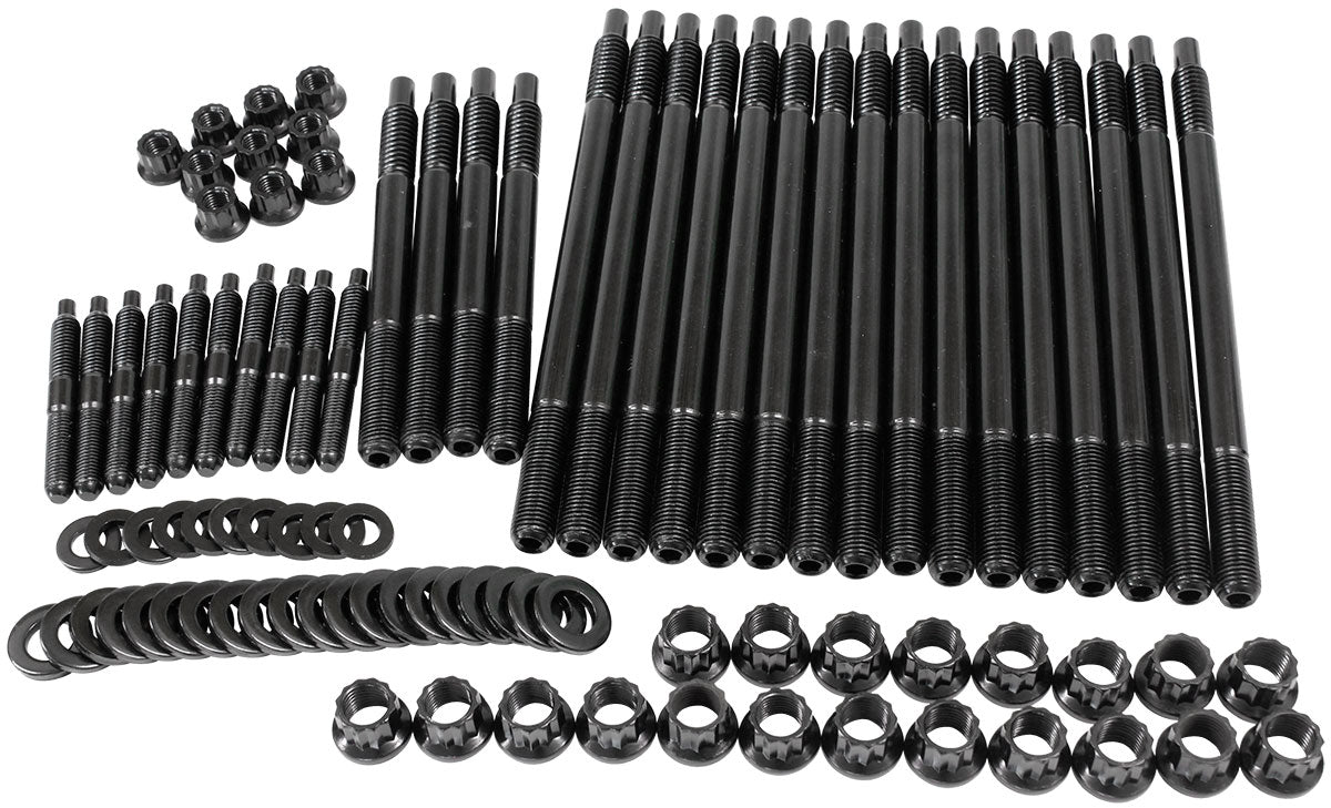 GM LS Head Stud Kit Odd Size 12 Point 2003 & Earlier AF37-2026 - Aeroflow