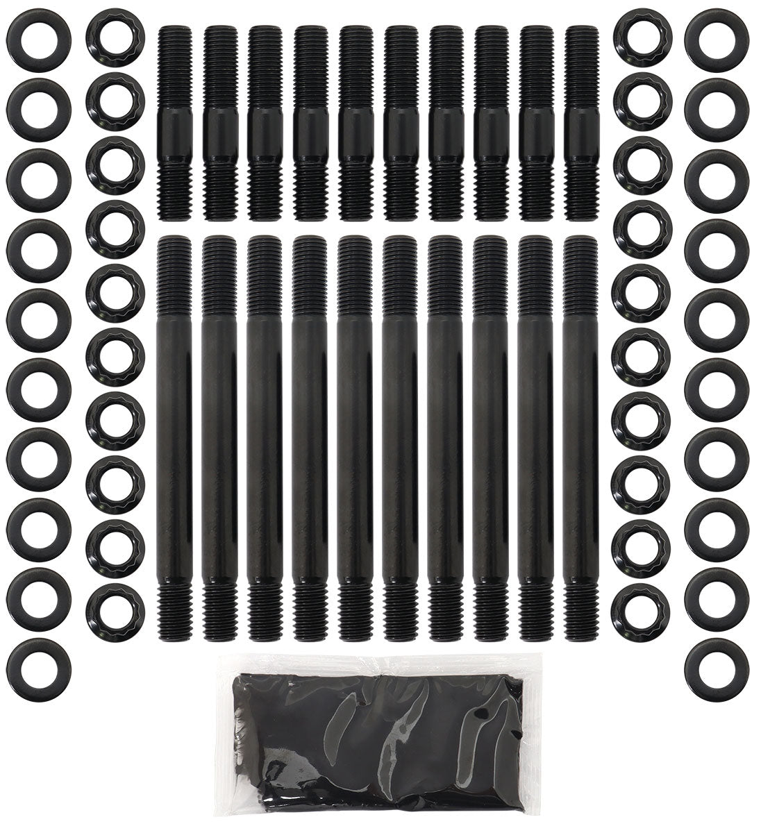 Holden V8 EFI Head Stud Kit 304 308 Vn VT 12 Point AF37-2030 - Aeroflow