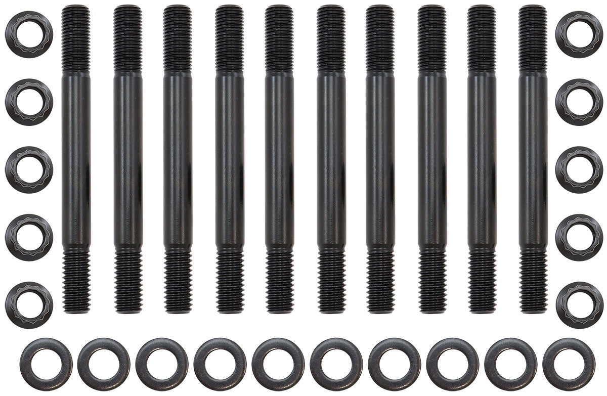 Small Block Ford Main Stud Kit 2 Bolt With Girdle Windsor 289302 SBF AF37-2216 - Aeroflow