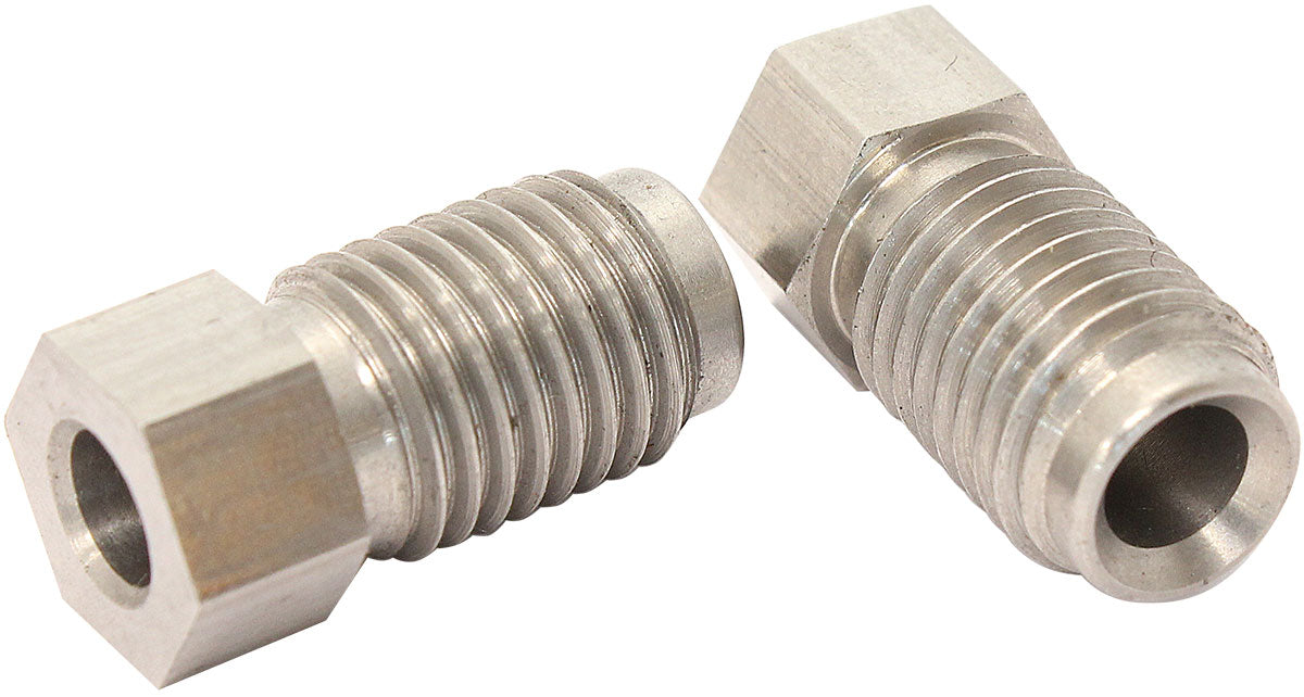 S/S Inverted Flare Tube Nut 3/16" Hard Line To M10 x 1.25 AF371 - Aeroflow