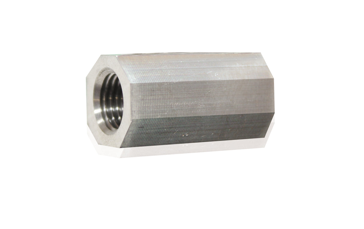 3/8"-24 Inverted Flare Union Stainless Steel AF372 - Aeroflow