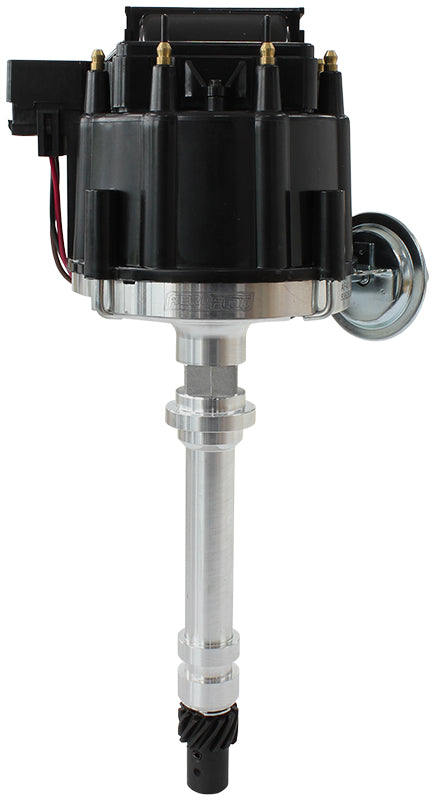 SB BB Chev V8 HEI Distributor *Std GM Dist* Blk Cap SBC BBC AF4010-8362BLK - Aeroflow