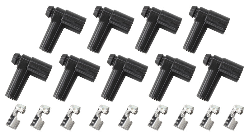 9 x HEI Boots & Terminals 90 Deg. 9 Boots & 9 Terminals AF4030-8849 - Aeroflow