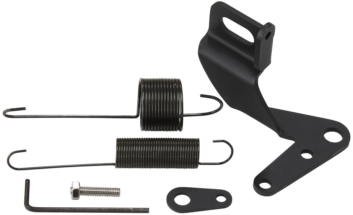 Throttle Cable Bracket Kit With Return Spring, Black AF42-1104 Blk AF42-1104BLK - Aeroflow