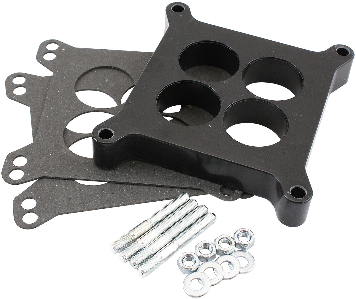 Carburettor Phenolic 1" 4 Holespacer Black 4150 Carby AF42-9134 - Aeroflow