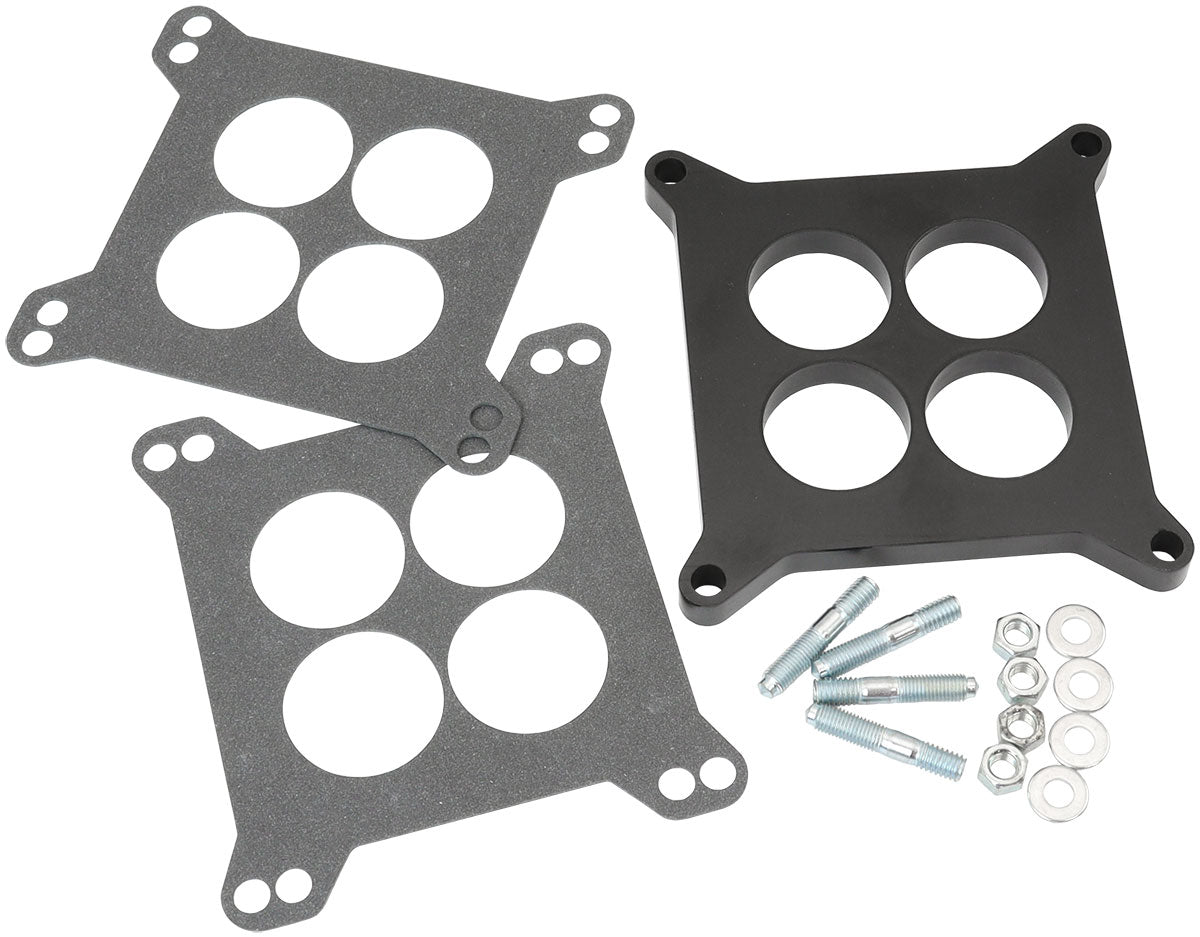 Carburettor Phenolic 1/2" Hole 4 Spacer Black 4150 Carby AF42-9138 - Aeroflow