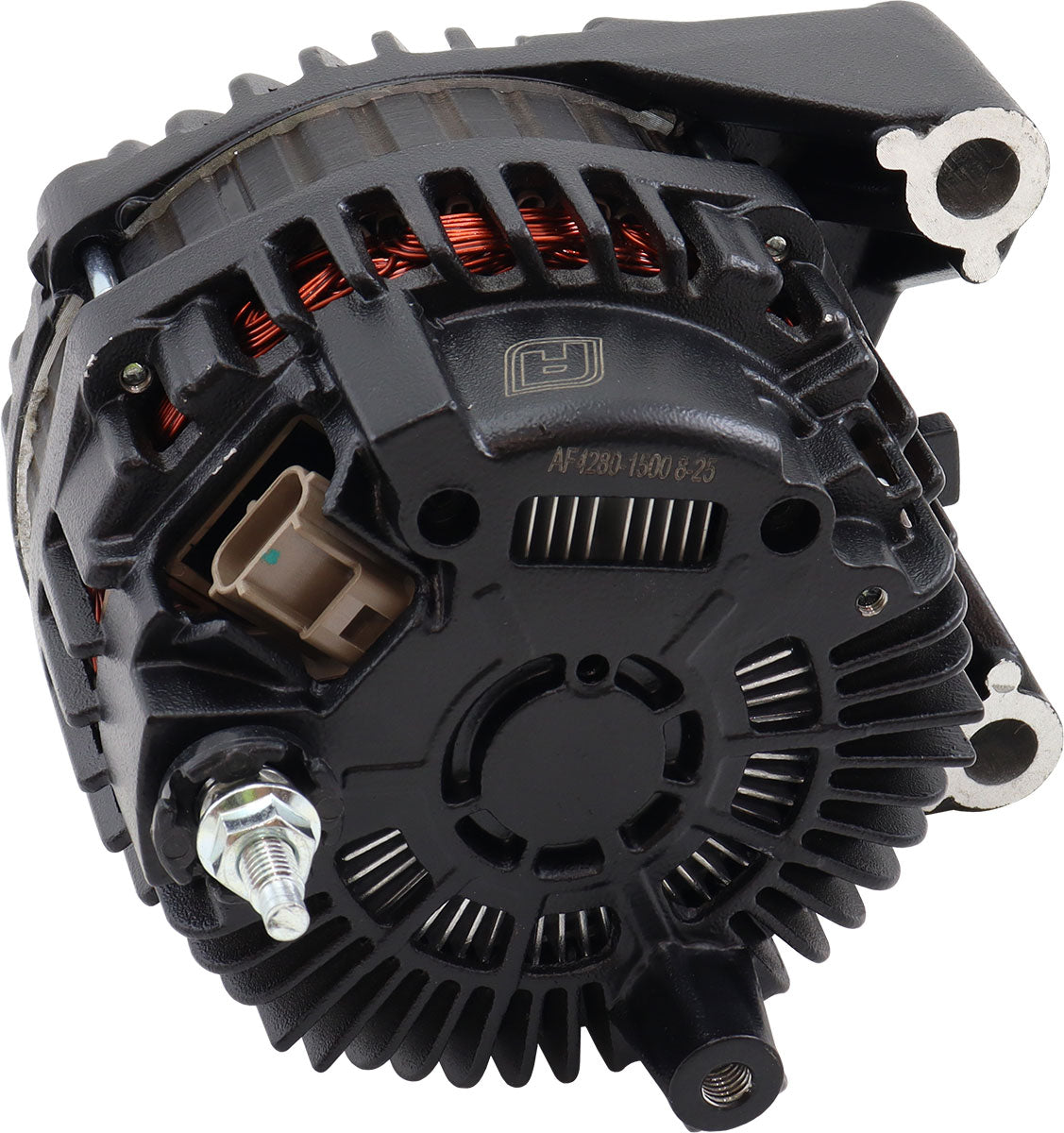 Ford Barra BF FG Only High 190 Amp Output Alternator Black AF4280-1500 - Aeroflow