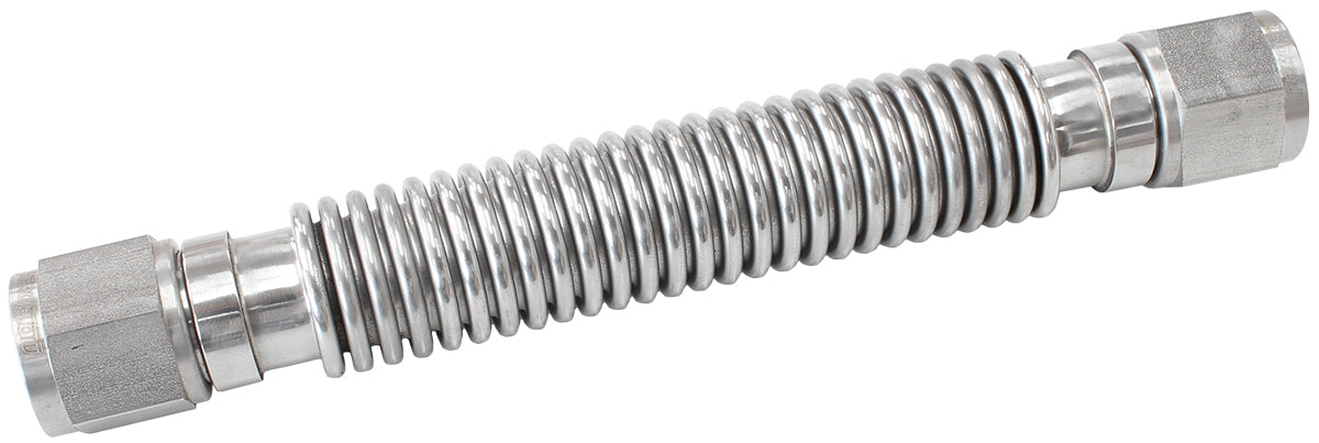 Flexible Turbo Drain Hose S/S Female 2 x -10AN 300mm Long AF463-37 - Aeroflow