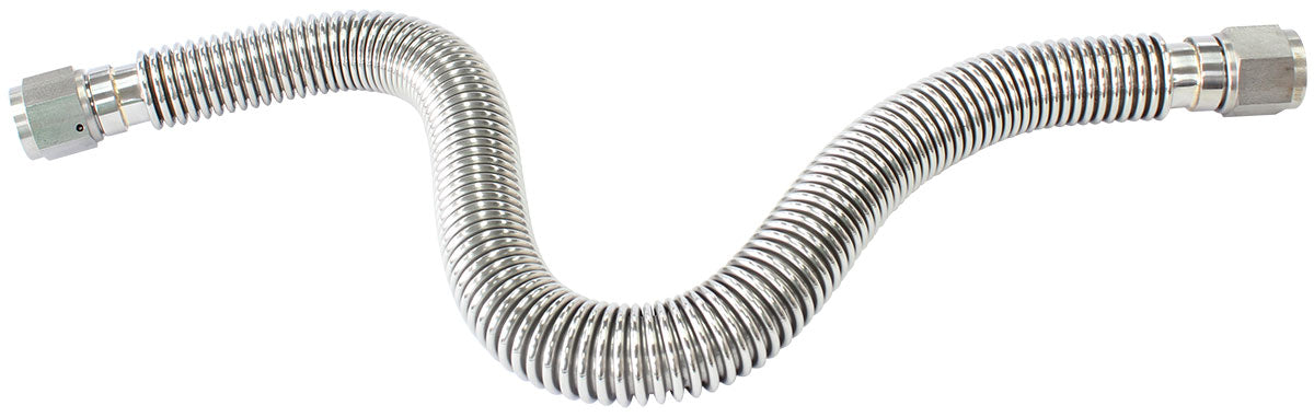 Flexible Turbo Drain Hose S/S Female 2 x -10AN 500mm Long AF463-38 - Aeroflow